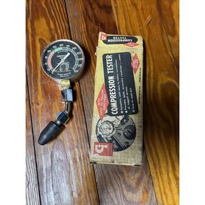 Compression Tester Model No. 35 Gilbert Davis Co Vintage Collectible Tool
